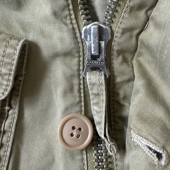 J.CREW Hunter Green Cotton Field Mechanic Military Utility Jacket - Picture 14 of 15